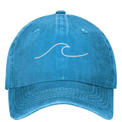 Wave Ripple Simple Logo Trucker Baseball Cap