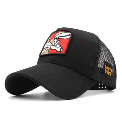 Anime Duck Patch Snapback Baseball Cap