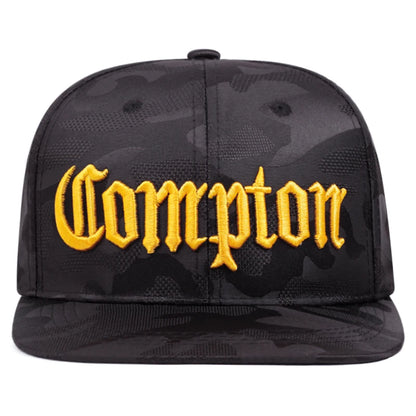 New Camouflage Compton Embroidery Snapback Cap