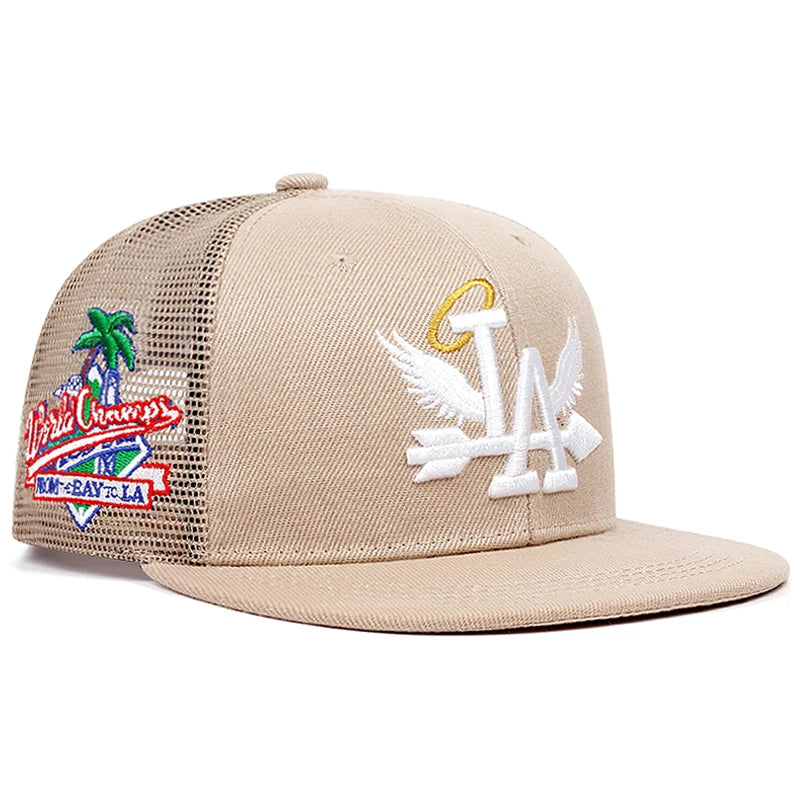 LA Wings Coconut Embroidered Mesh Baseball Cap