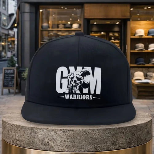 Gym Warriors Streetwear Flat Brim Snapback Cap