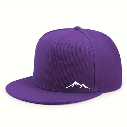 Adjustable Polyester Flat Brim Baseball Hat