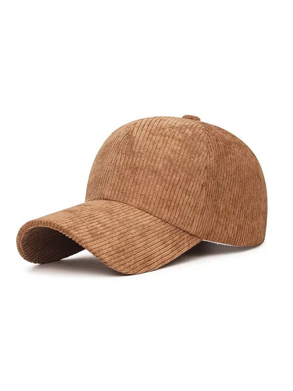Japanese Corduroy Solid Color Baseball Cap