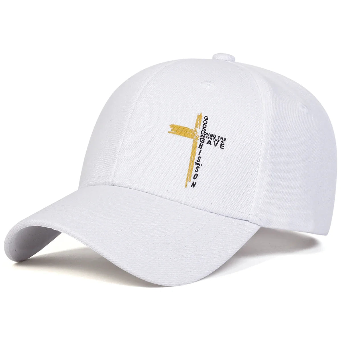 Unisex Letter Cross Printing Baseball Caps