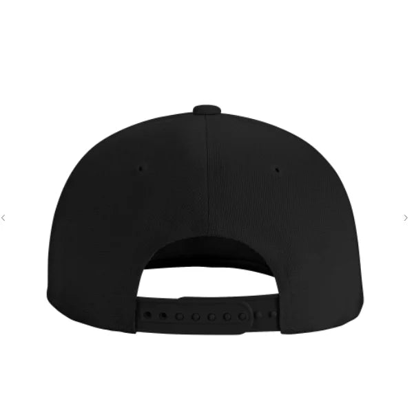 Eagle Skull Graphic Flat Bill Snapback Cap