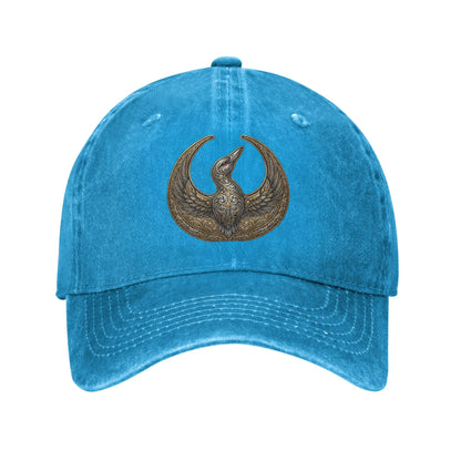 RebelS Loon Washed Trucker Baseball Cap