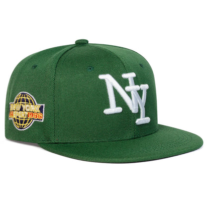 NY Letter Embroidery Unisex Street Snapback Cap
