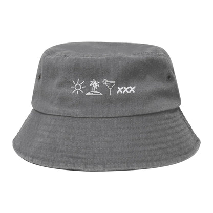 Callaita Bad Bunny Washed Denim Bucket Hat