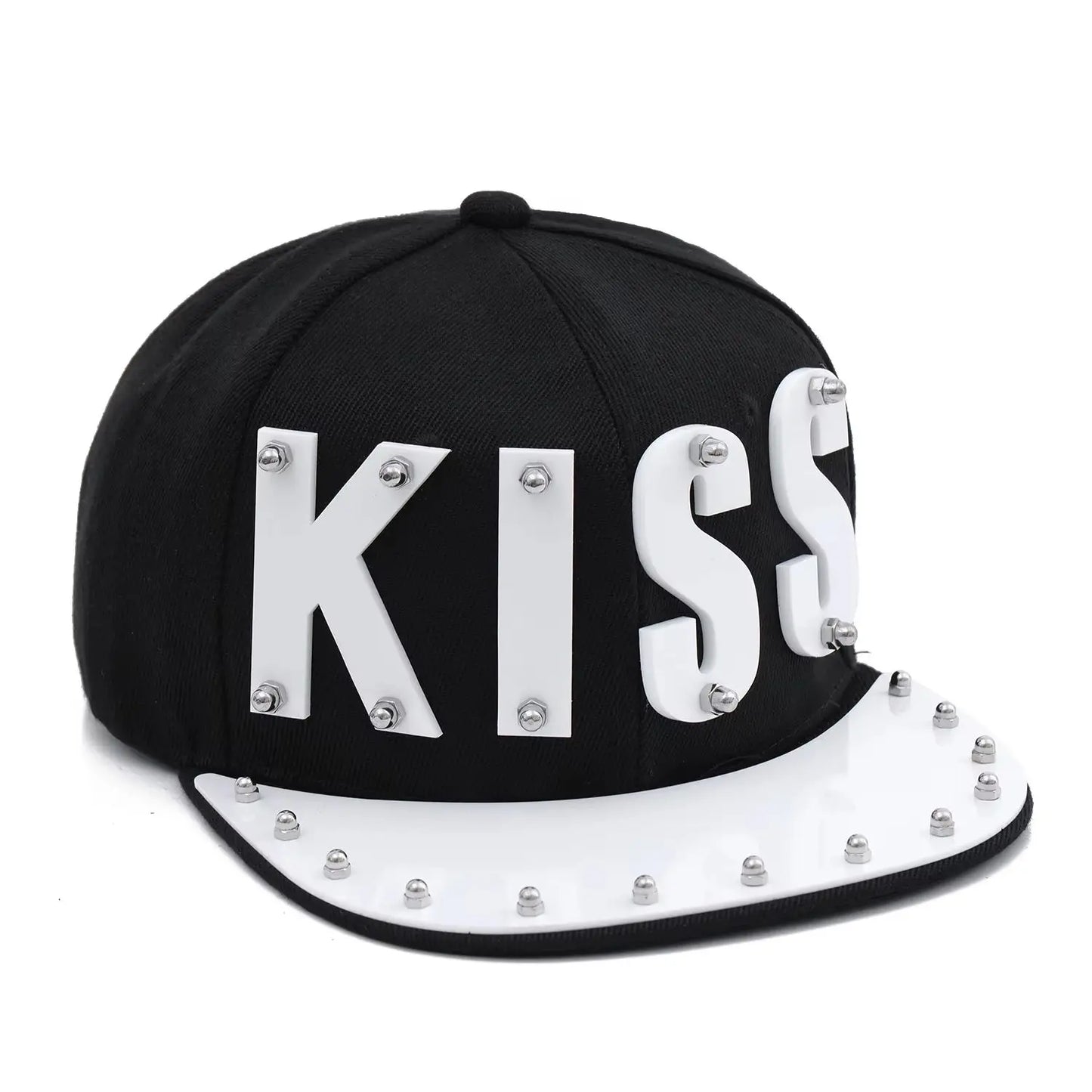 Unisex Heavy Letter Sequin Hip-Hop Cap