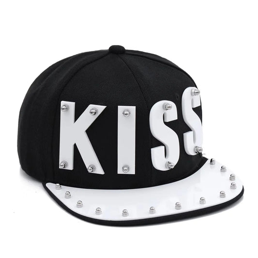 Unisex Heavy Letter Sequin Hip-Hop Cap