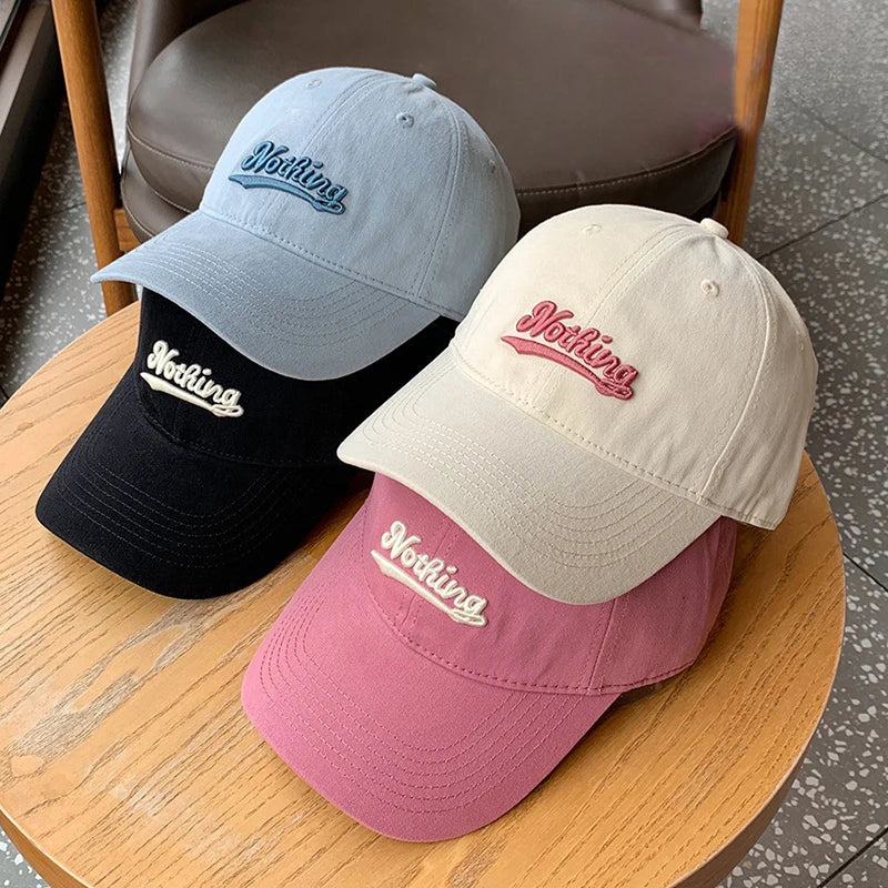 RICYGVM Letter Embroidery Baseball Hat Unisex