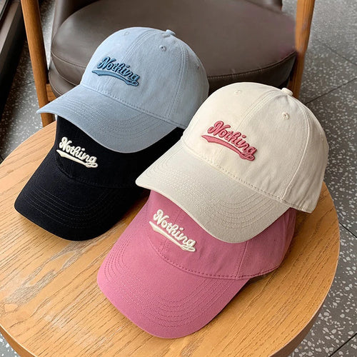 RICYGVM Letter Embroidery Baseball Hat Unisex