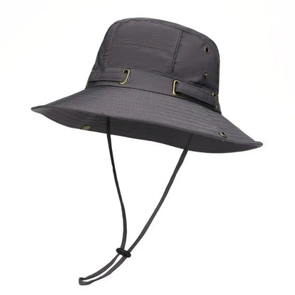 Double-Sided Wide Brim UV Bucket Hat