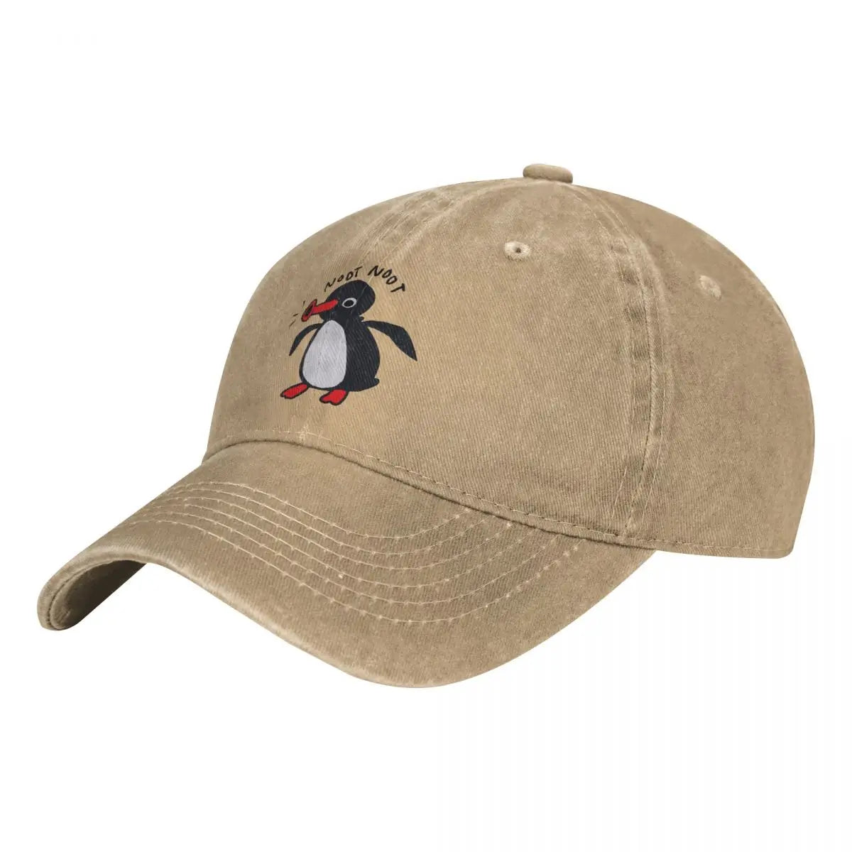 Noot Pingu Penguin Snapback Baseball Cap