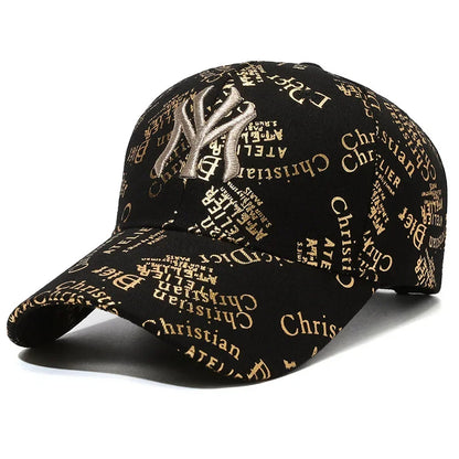 Outdoor Fashion Embroidery Adjustable Cotton Baseball Cap