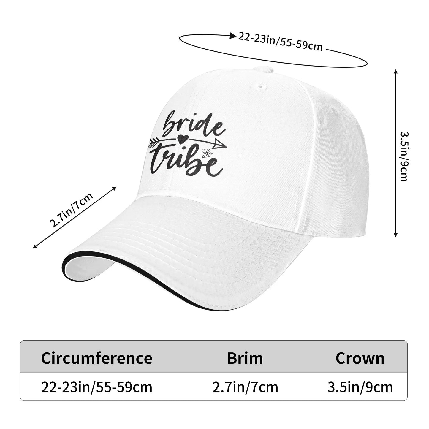Bride Squad Matching Adjustable Snapback Baseball Cap