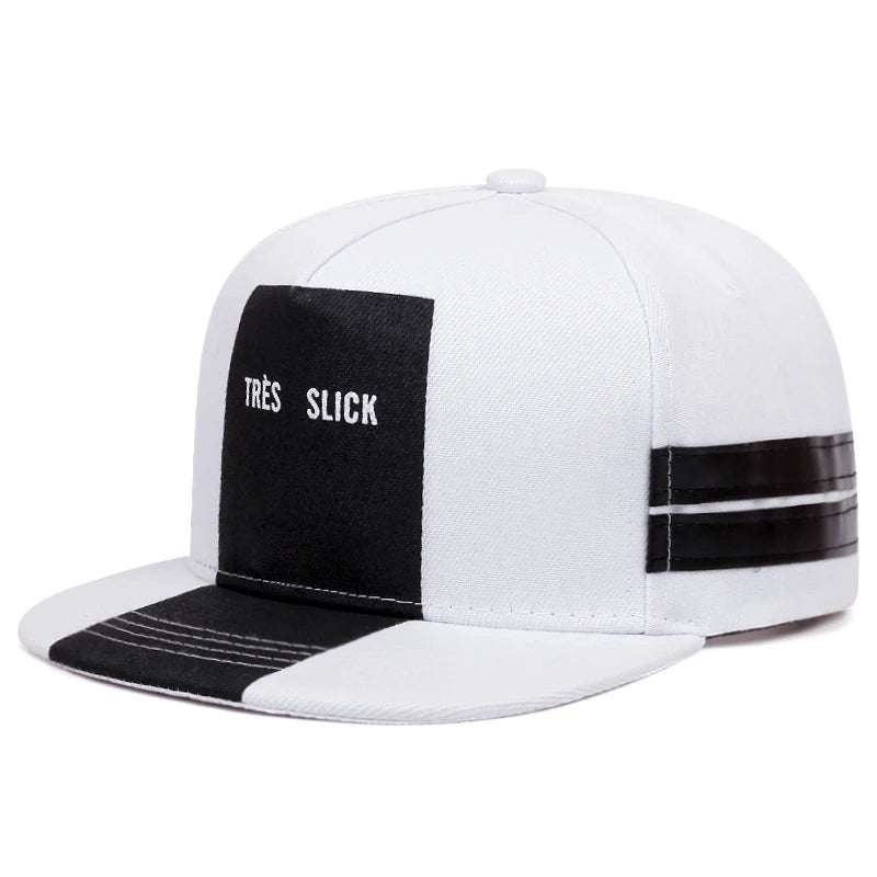 Trendy TRES SLICK Striped Simple Baseball Hat