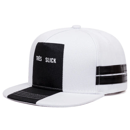 Trendy TRES SLICK Striped Simple Baseball Hat