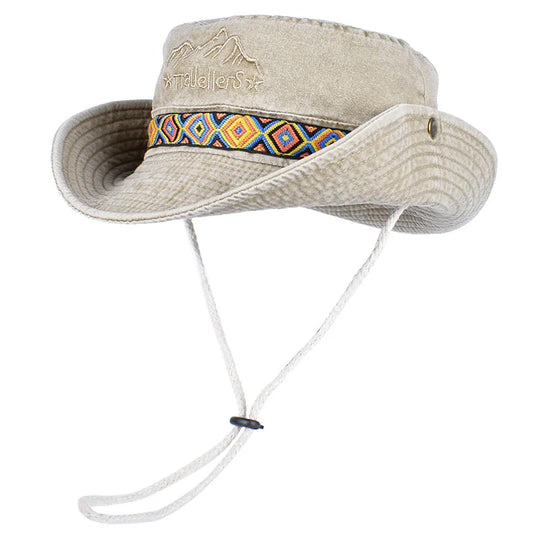 Unisex Outdoor Embroidered Cotton Fishing Hat