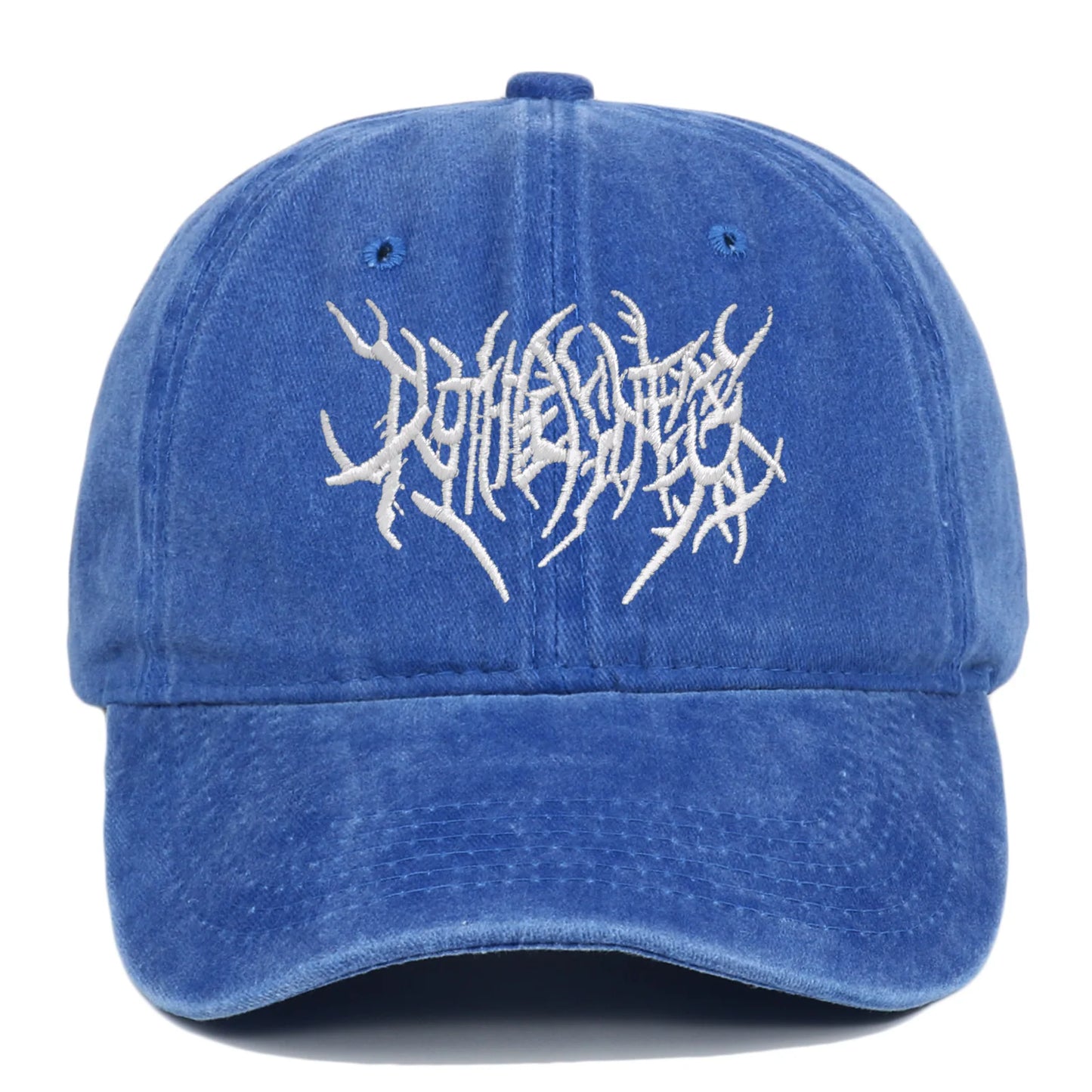 Trendy Rock Style Embroidered Baseball Cap Unique Logo