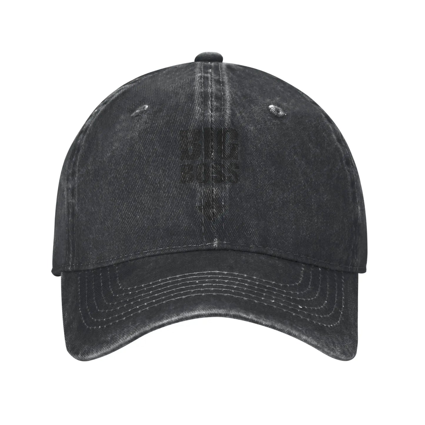 Big Boss Arrow Pointing Denim Baseball Cap