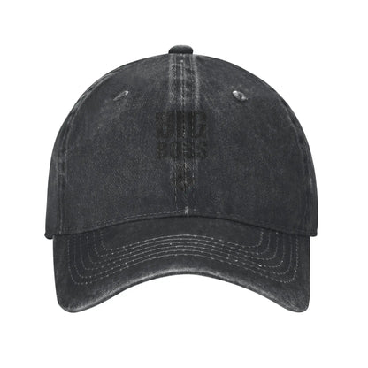 Big Boss Arrow Pointing Denim Baseball Cap