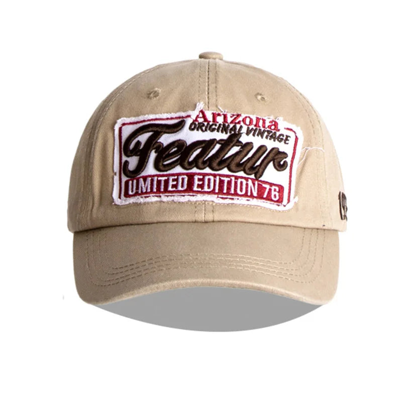Pink Letter Embroidery Duckbill Baseball Cap