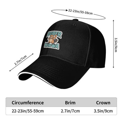Poland Beaver Streetwear Hip Hop Baseball Cap