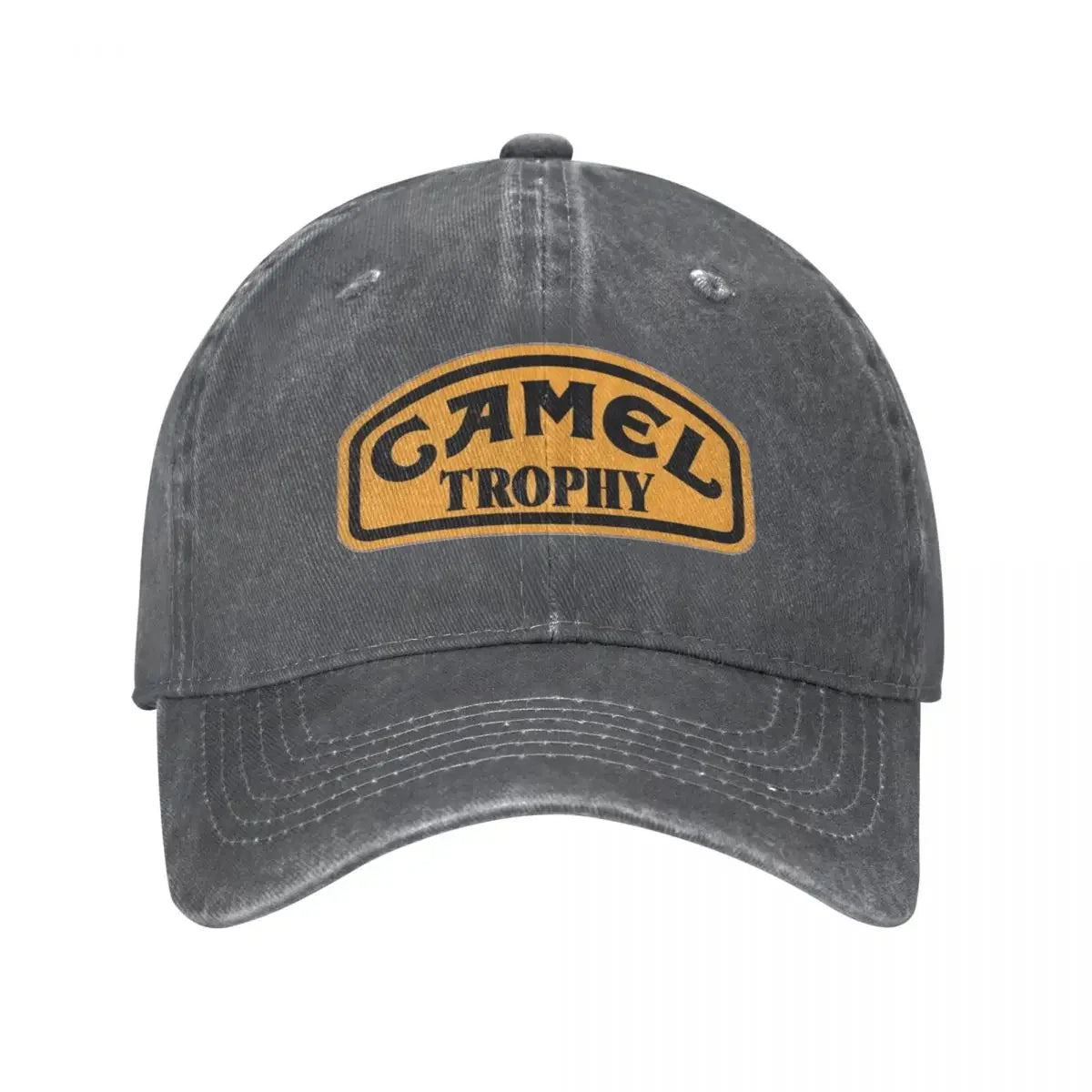 Camel Trophy Vintage Distressed Denim Baseball Cap