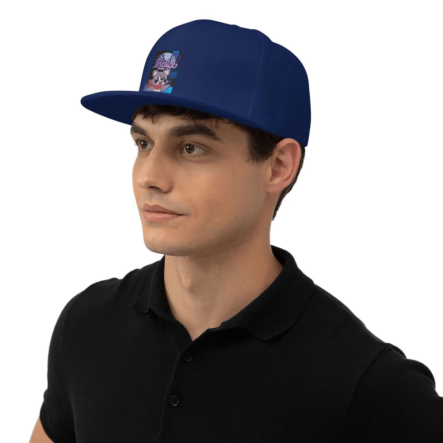 Rambley Indigo Park Character Graphic Streetwear Snapback Cap