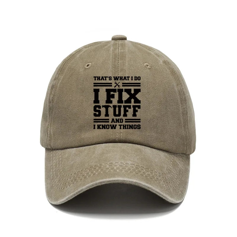 Washed Cotton Retro Dad Style Baseball Cap