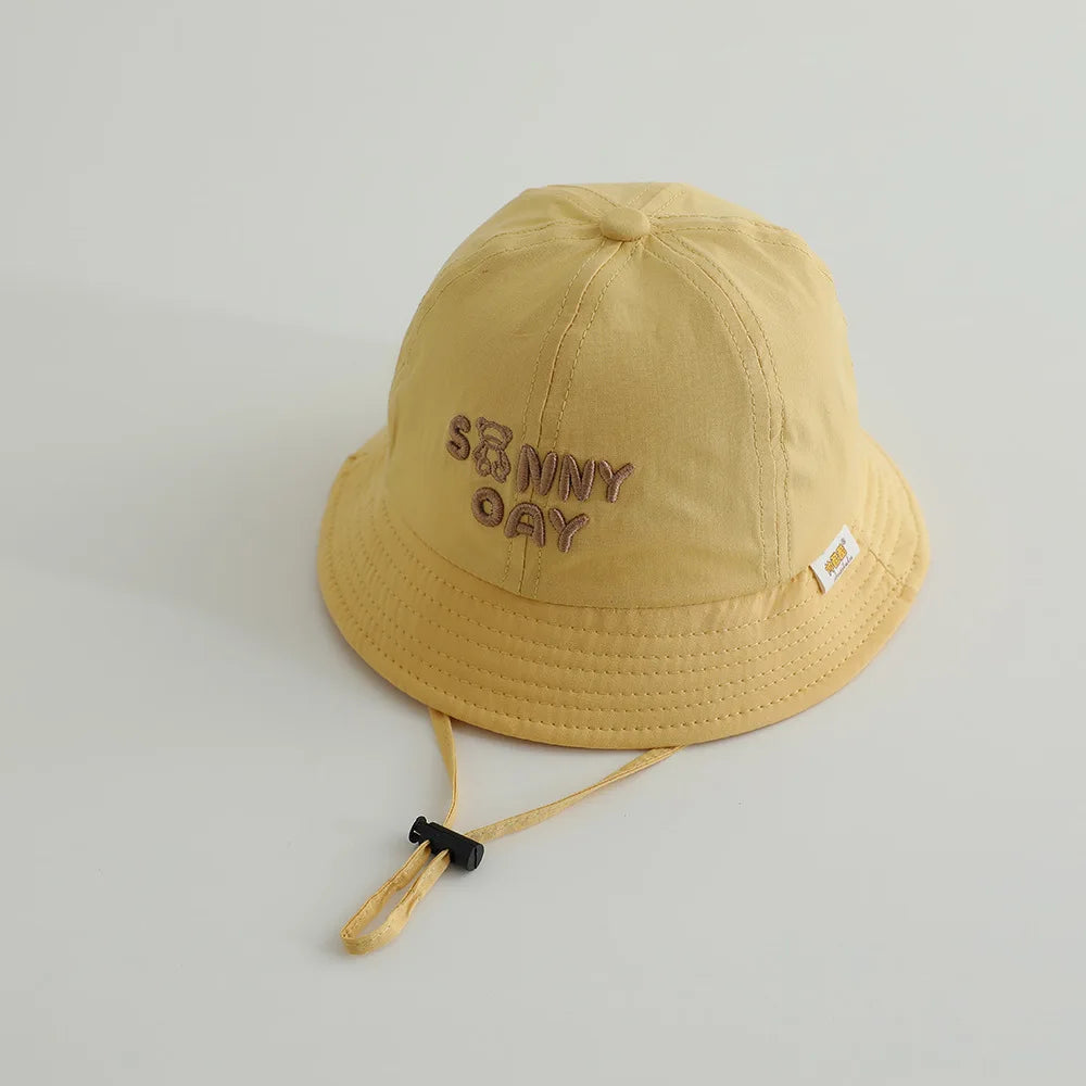 Cartoon Letter Bucket Hat Kids