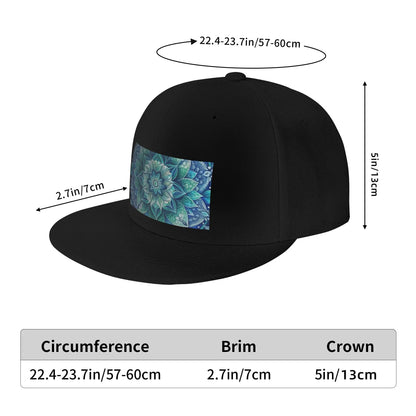 Bohemian Mandala Pattern Design Snapback Cap