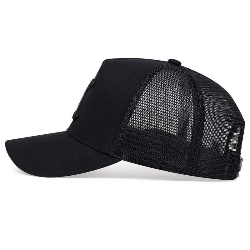 Breathable Mesh Snapback Baseball Cap
