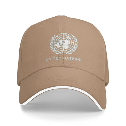 United Nations Print Y2K Sport Baseball Cap