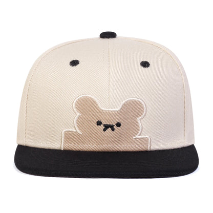 Children Little Bear Embroidery Baseball Caps
