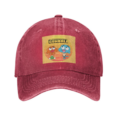 Amazing World Gumball Denim Snapback Baseball Cap