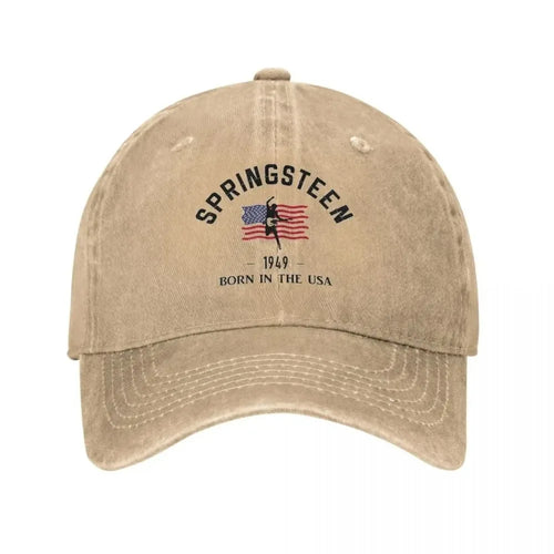 Vintage Bruce Springsteen Distressed Baseball Cap
