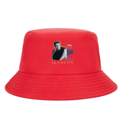 90210 Brandon Walsh Retro TV Graphic Bucket Hat