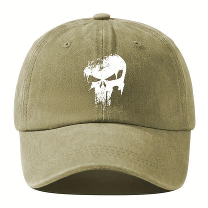 Fashion Skull Print Outdoor Sun Protection Baseball Cap