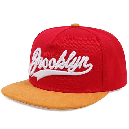 Letter Embroidered Hip Hop Baseball Hat