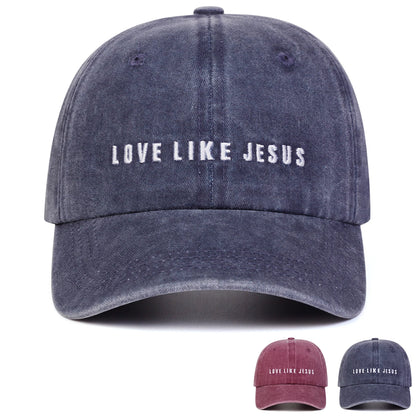 Love Like Jesus Embroidered Baseball Cap