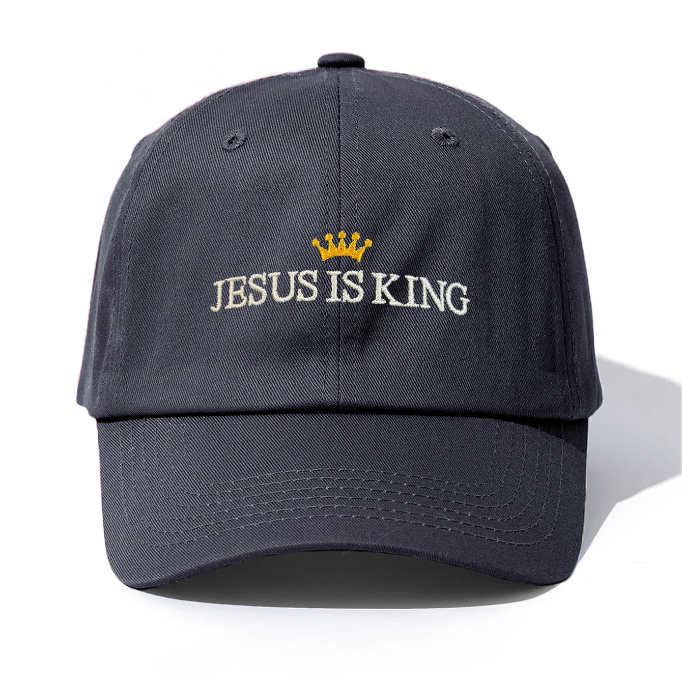 Jesus Is King Embroidery Baseball Cap