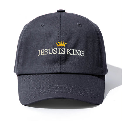 Jesus Is King Embroidery Baseball Cap