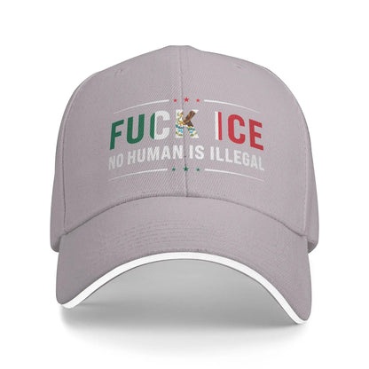 No Human Is Illegal Protest Outdoor Baseball Cap