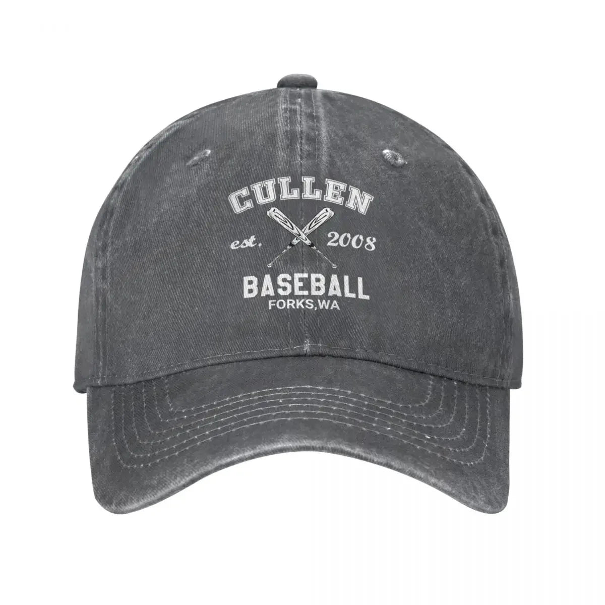 Twilight Cullen Vintage Washed Denim Baseball Cap