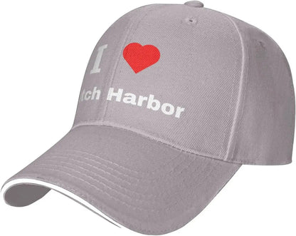 I Love Dutch Harbor Snapback Baseball Cap