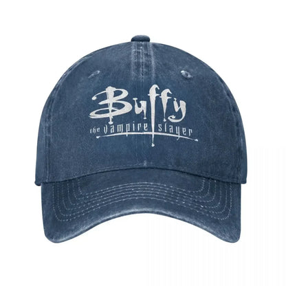 Buffy The Vampire Slayer Distressed Logo Baseball Cap