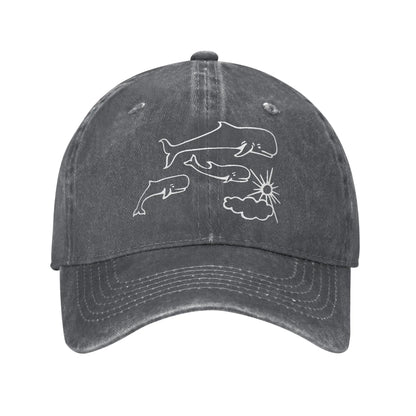 Whales And Sun Tattoo Extremoduro Baseball Cap