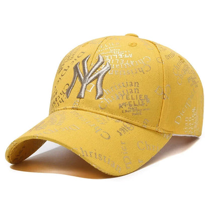 Outdoor Fashion Embroidery Adjustable Cotton Baseball Cap